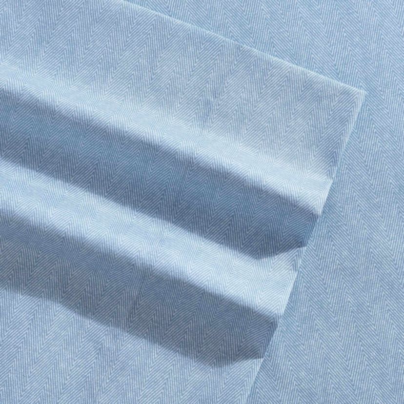 Nautica Herringbone Coastal Microfiber Sheet Set