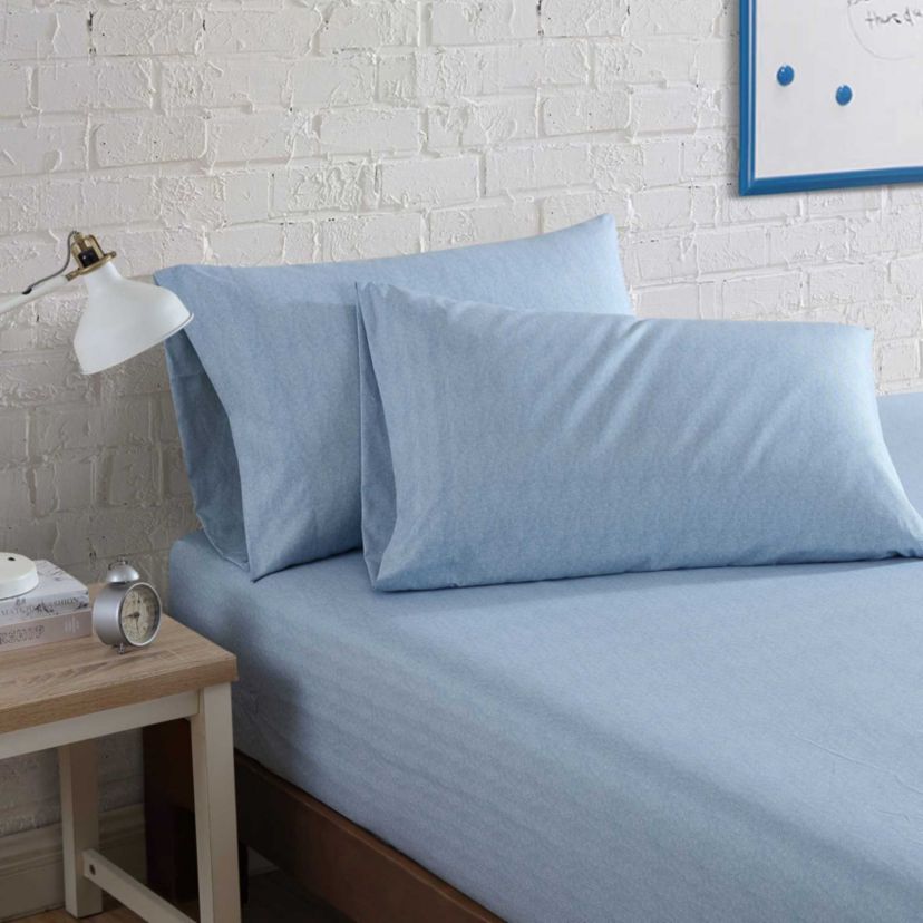 Nautica Herringbone Coastal Microfiber Sheet Set