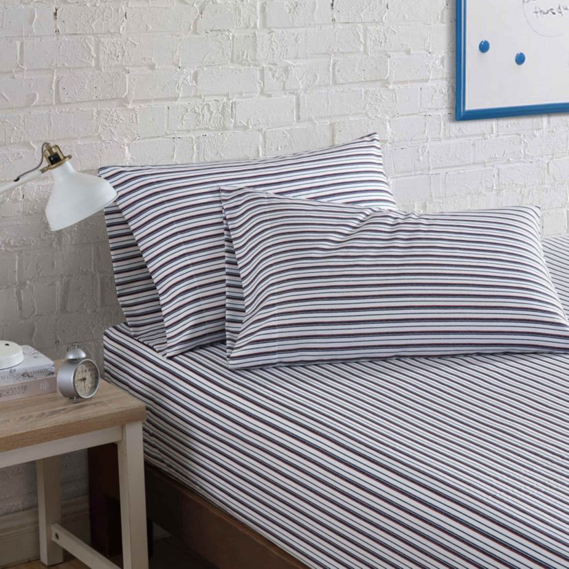 Nautica Aevery Stripe Microfiber Sheet Set