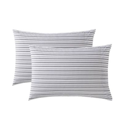 Nautica Coleridge Stripe Pattern Cotton Reversible Quilt Mini Set