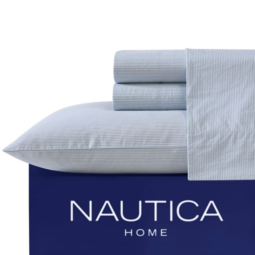 Penny Pinstripe 100% Cotton Sheet Set