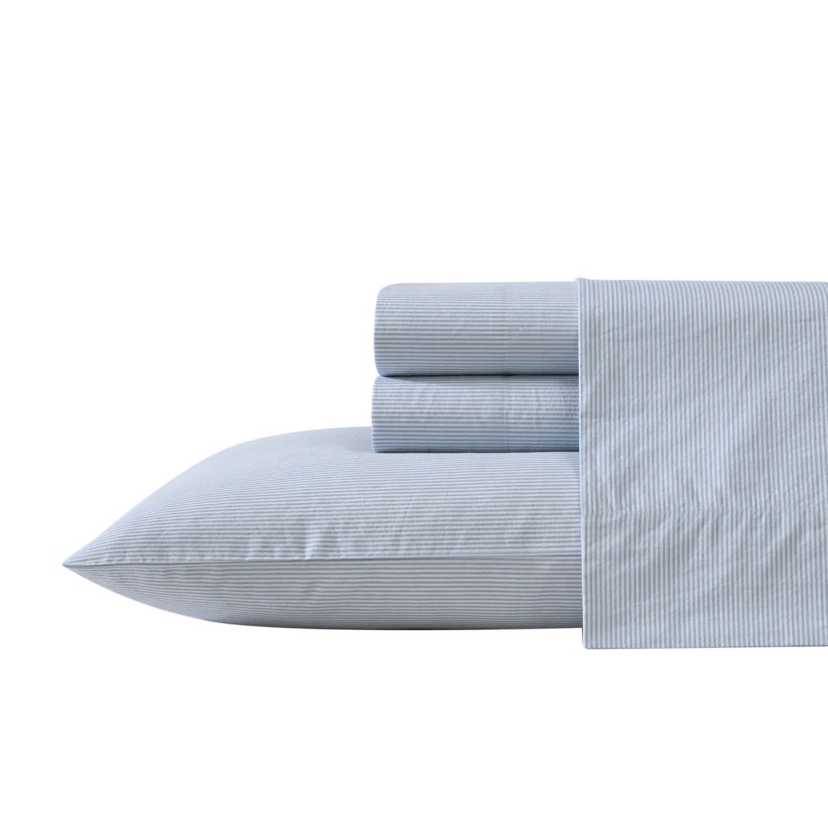 Penny Pinstripe 100% Cotton Sheet Set