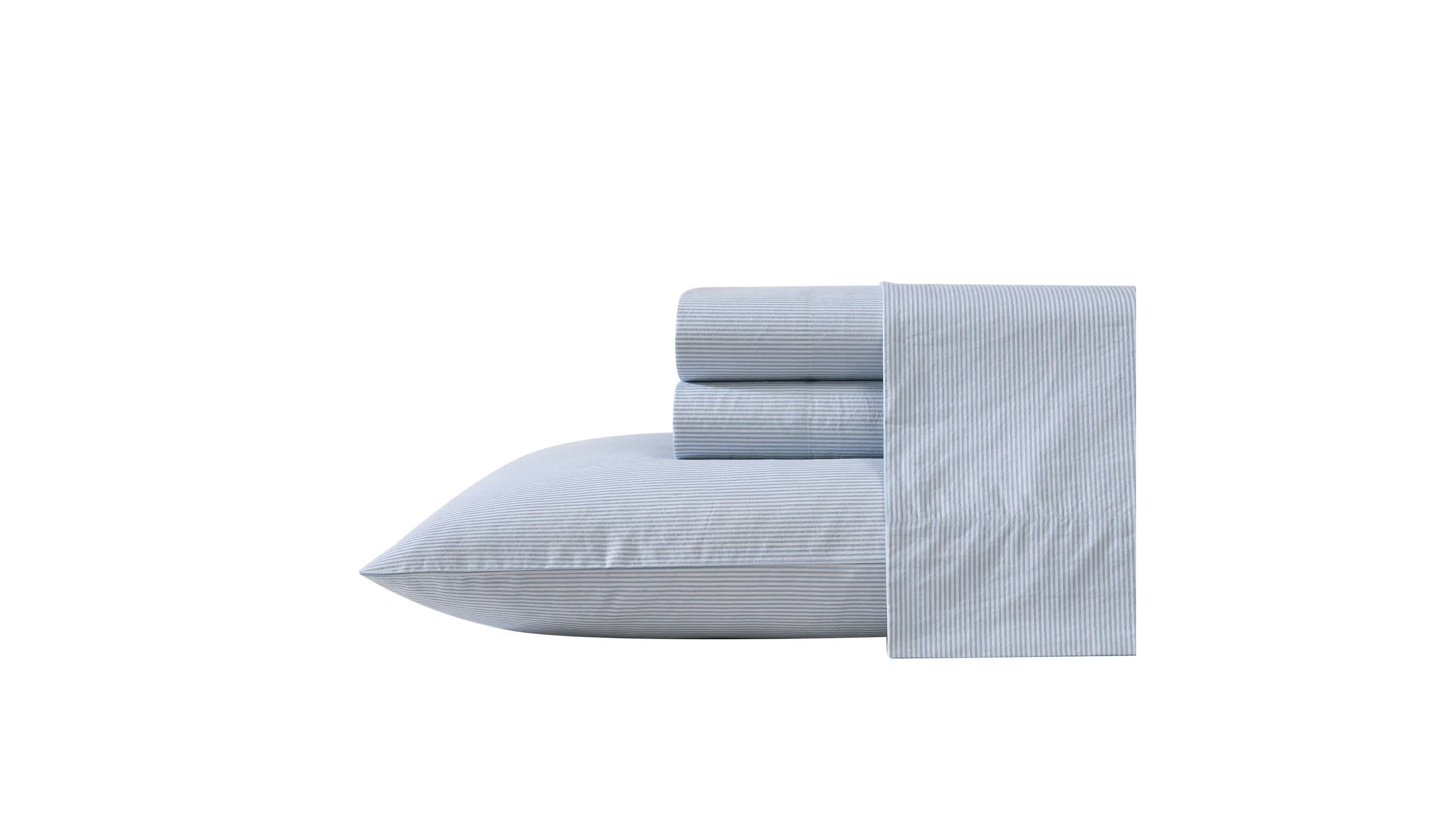 Penny Pinstripe 100% Cotton Sheet Set