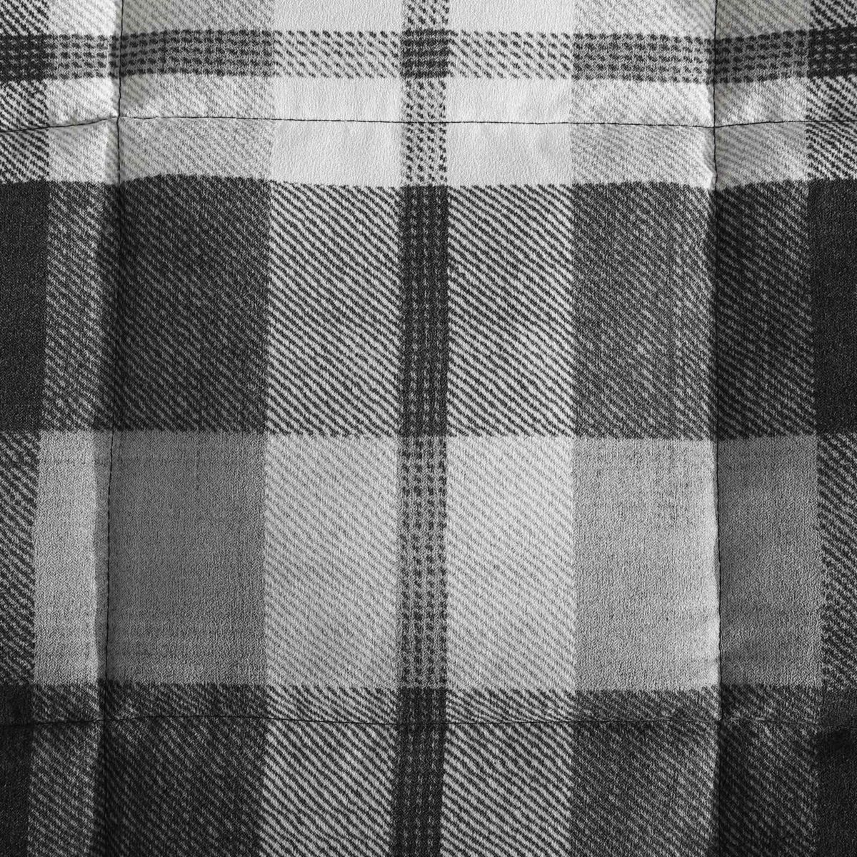 Crossview Plaid Microsuede Comforter-Sham Set