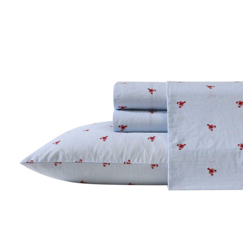 T200 Washed Percale 100% Cotton Sheet Set