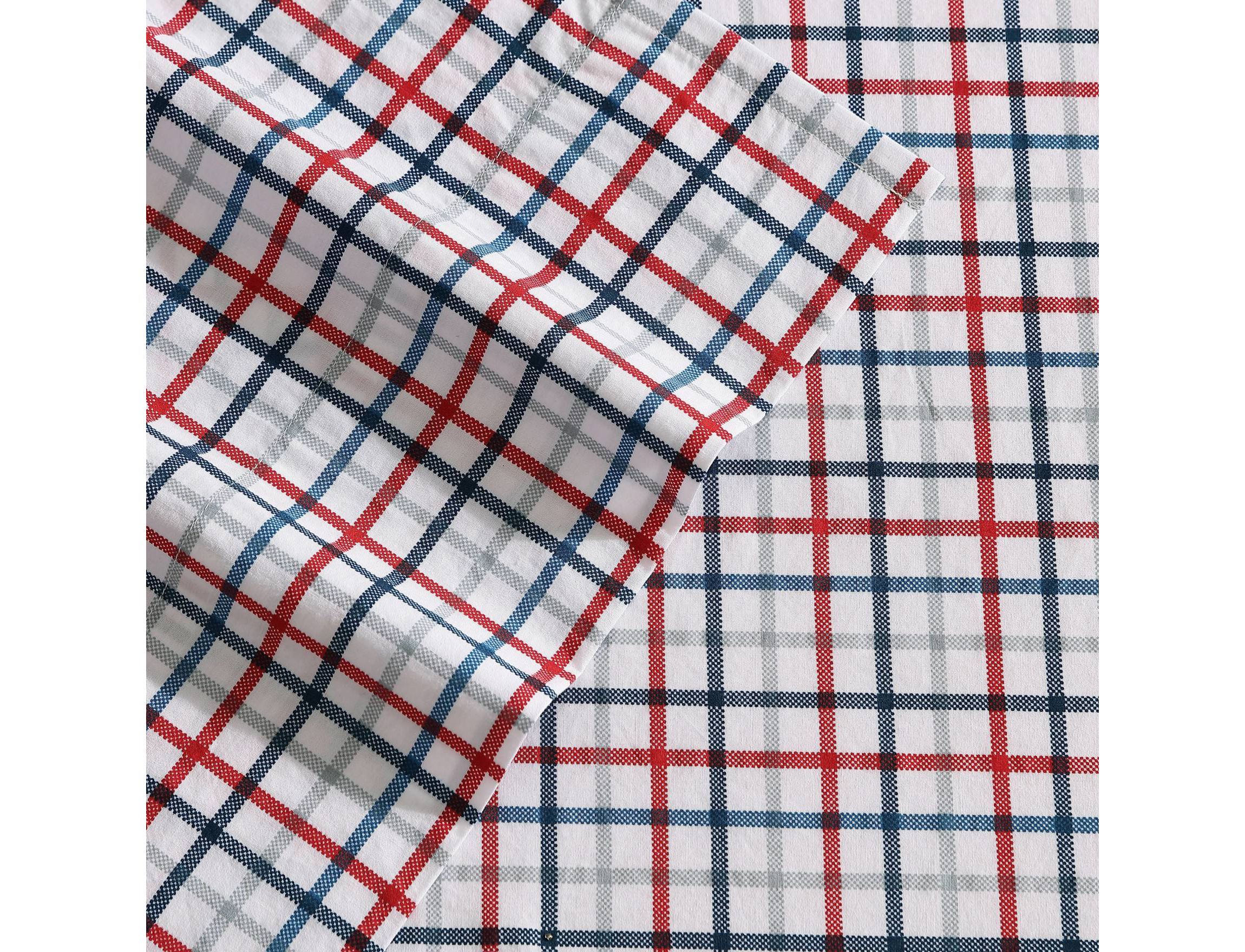 Boating Tattersall 100% Cotton Sheet Set