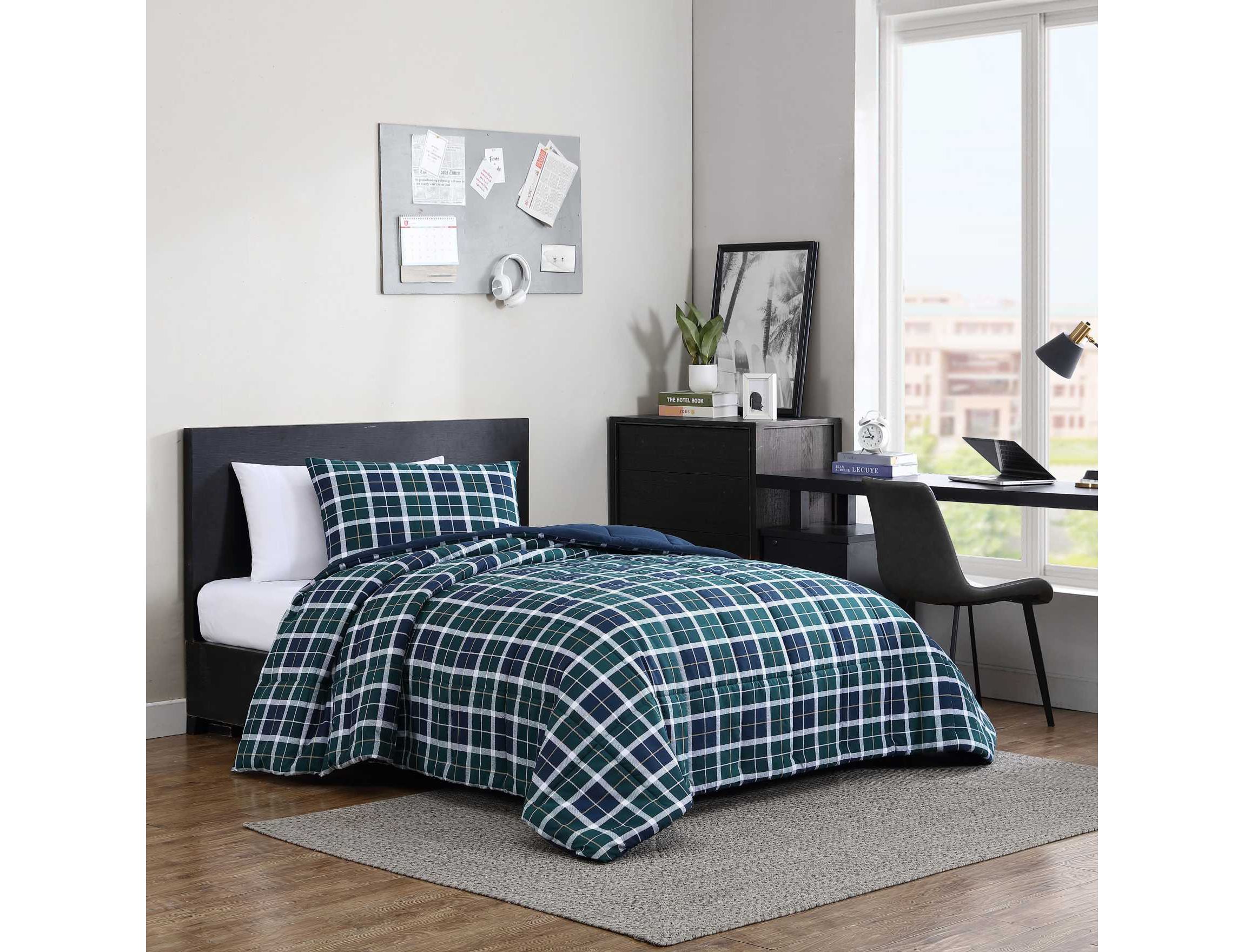 Northsail Plaid Microfiber Comforter-Sham Set