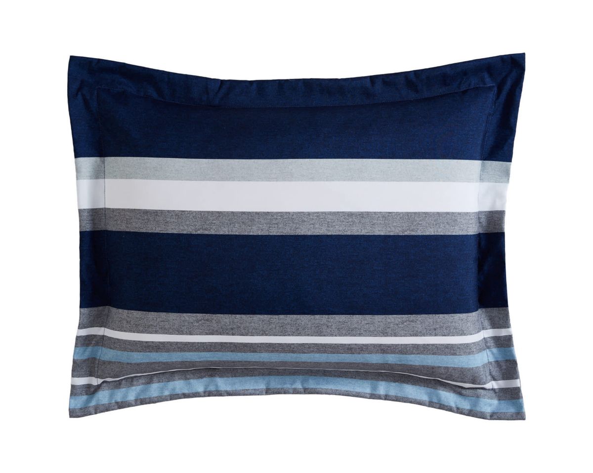 Heathered Block Microfiber Bed Set