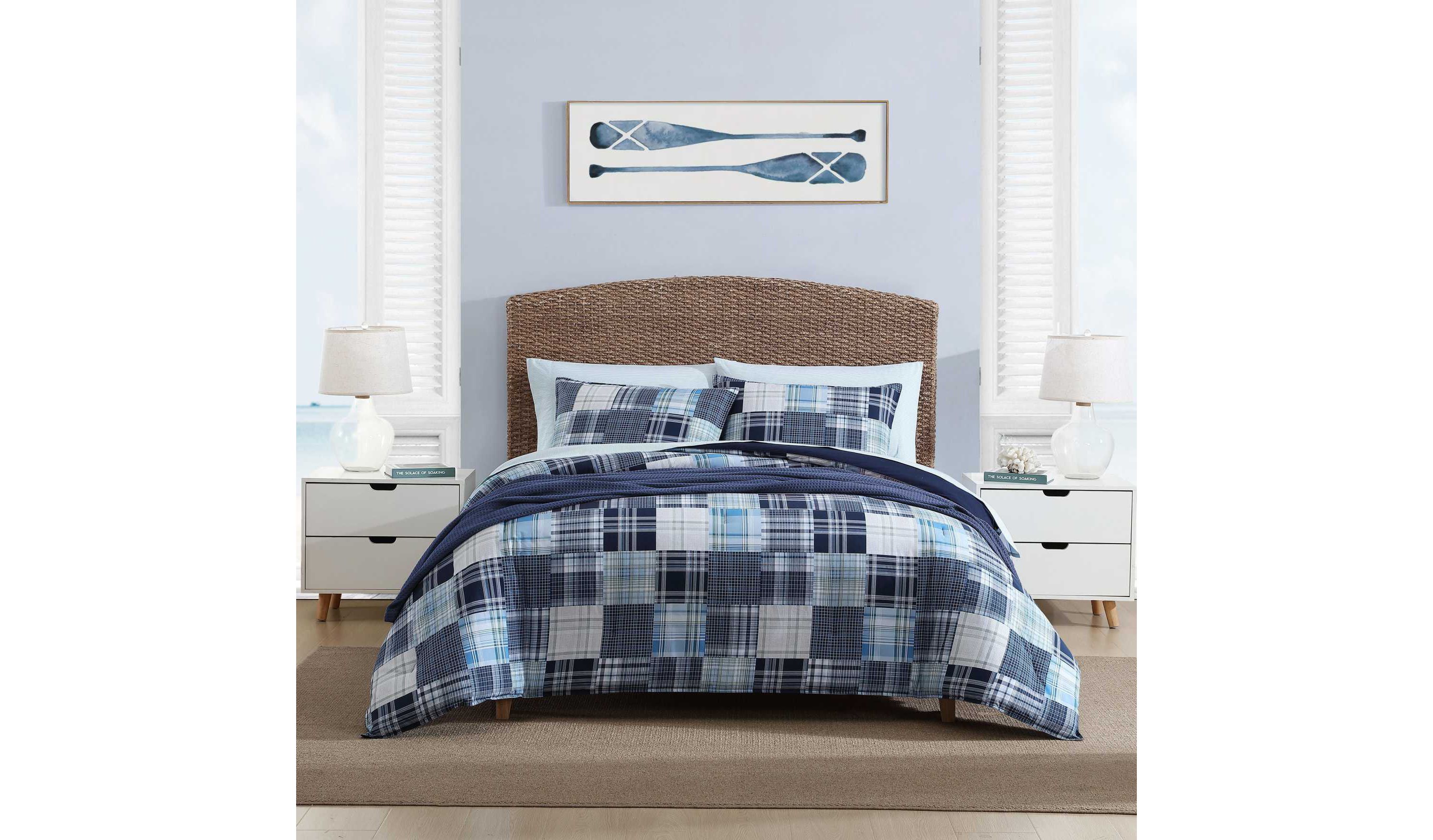 Mason Patchwork 100% Cotton Comforter-Sham Set