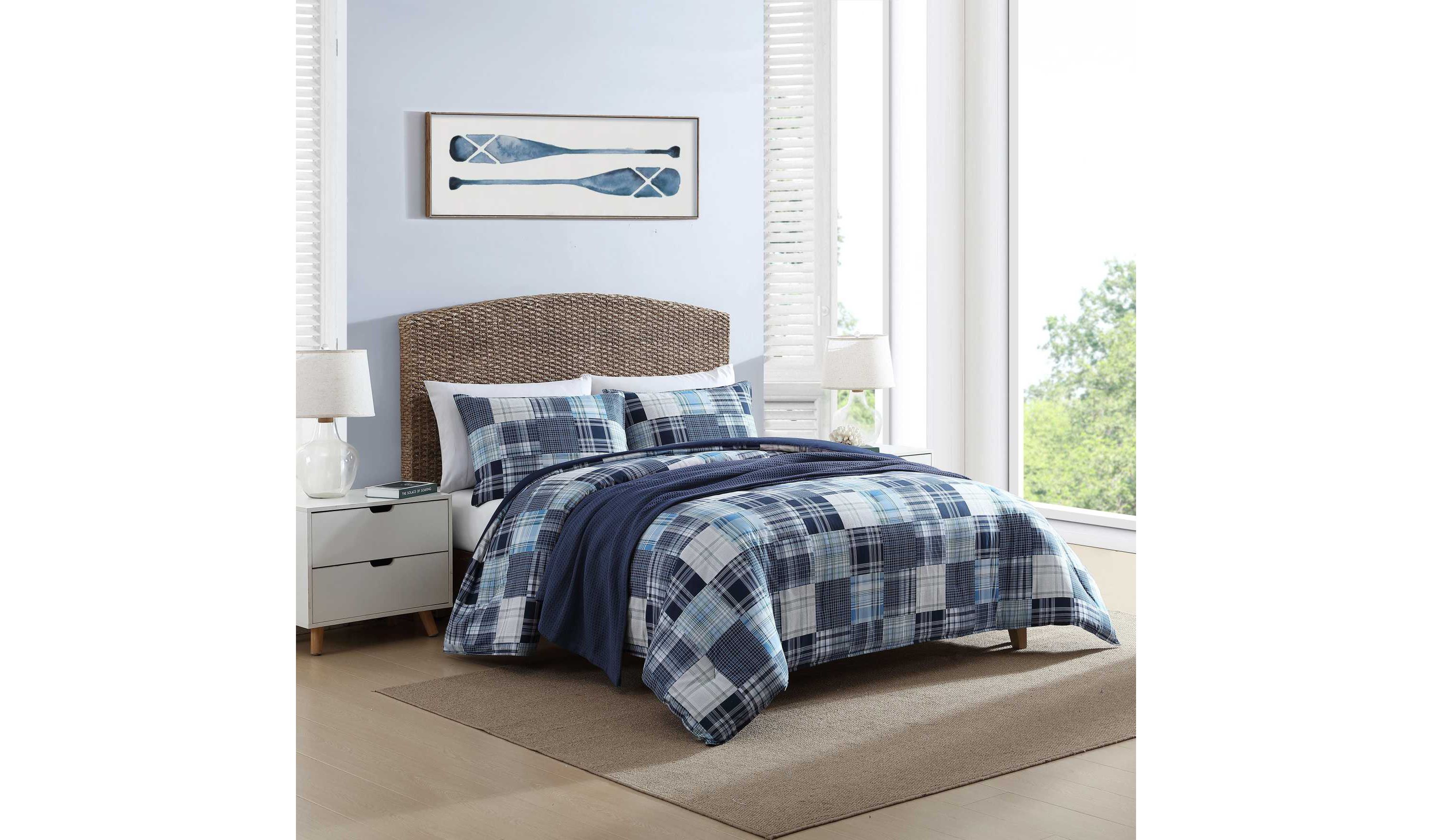 Mason Patchwork 100% Cotton Comforter-Sham Set