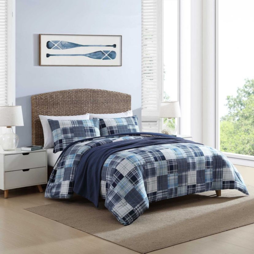 Mason Patchwork 100% Cotton Comforter-Sham Set