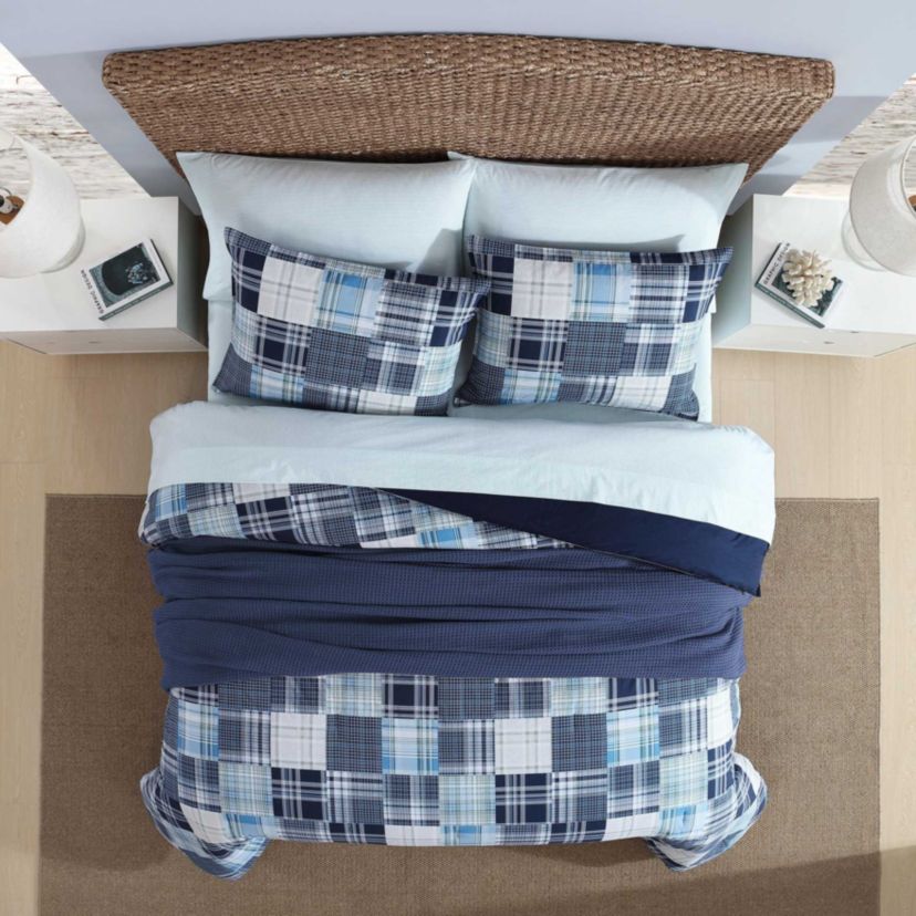 Mason Patchwork 100% Cotton Comforter-Sham Set