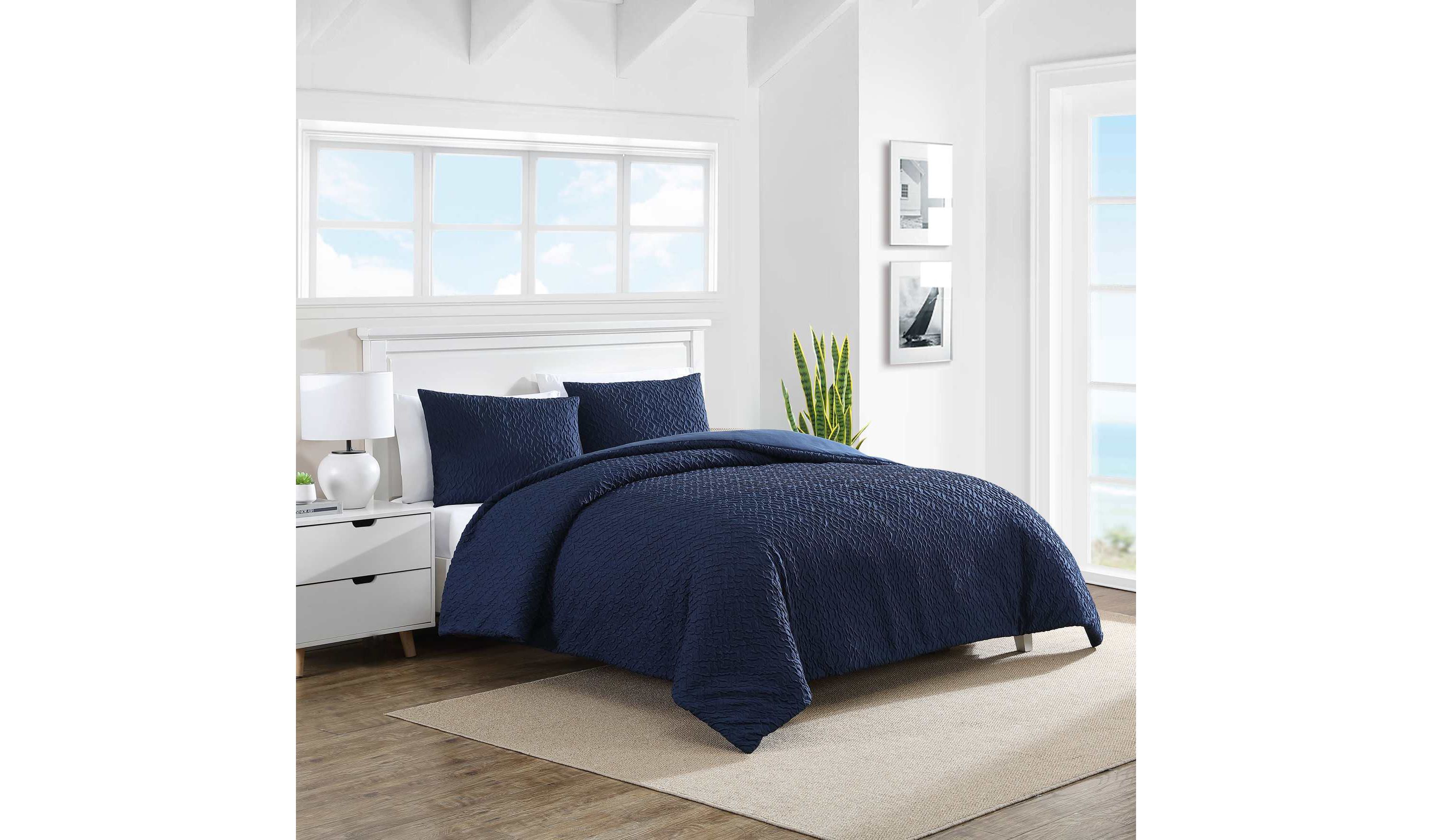 Point Harbor Microfiber Comforter-Sham Set