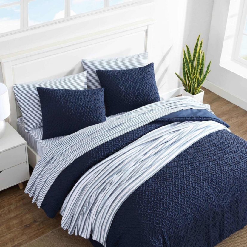 Point Harbor Microfiber Comforter-Sham Set