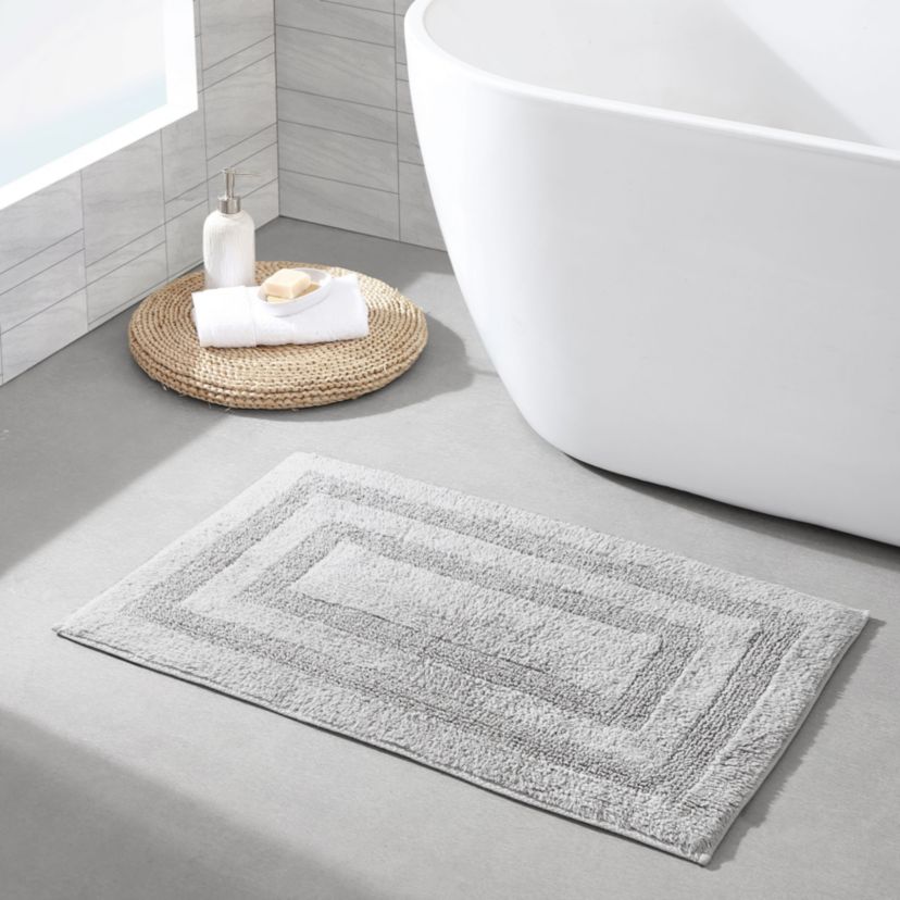 Micellar Solid Reversible 100% Cotton Bath Rug