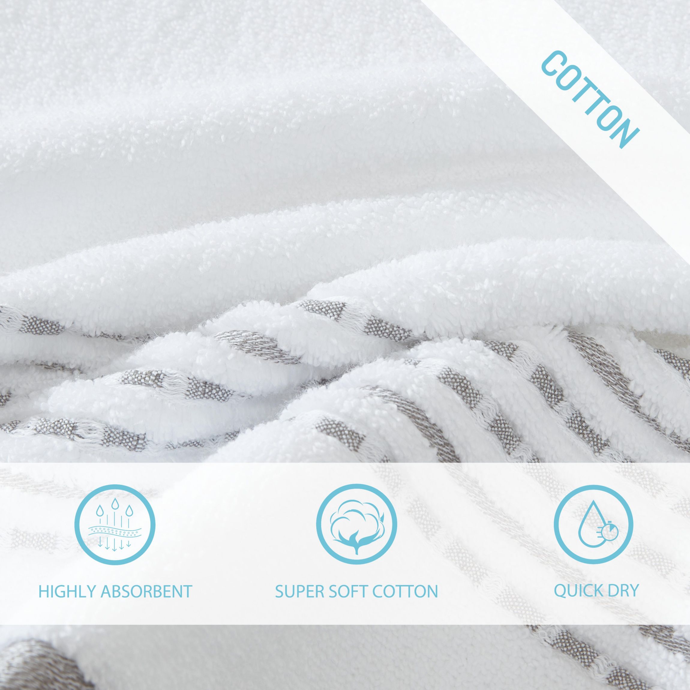 Cliff Side 100% Cotton Towel Set