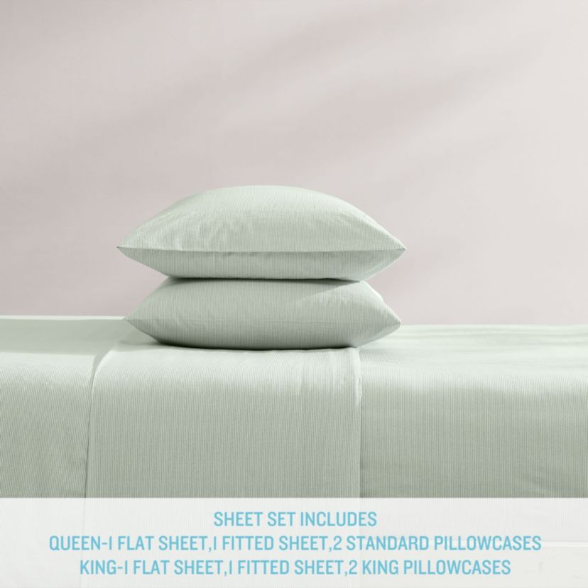 Island Cays Stripe 100% Cotton Sheet Set