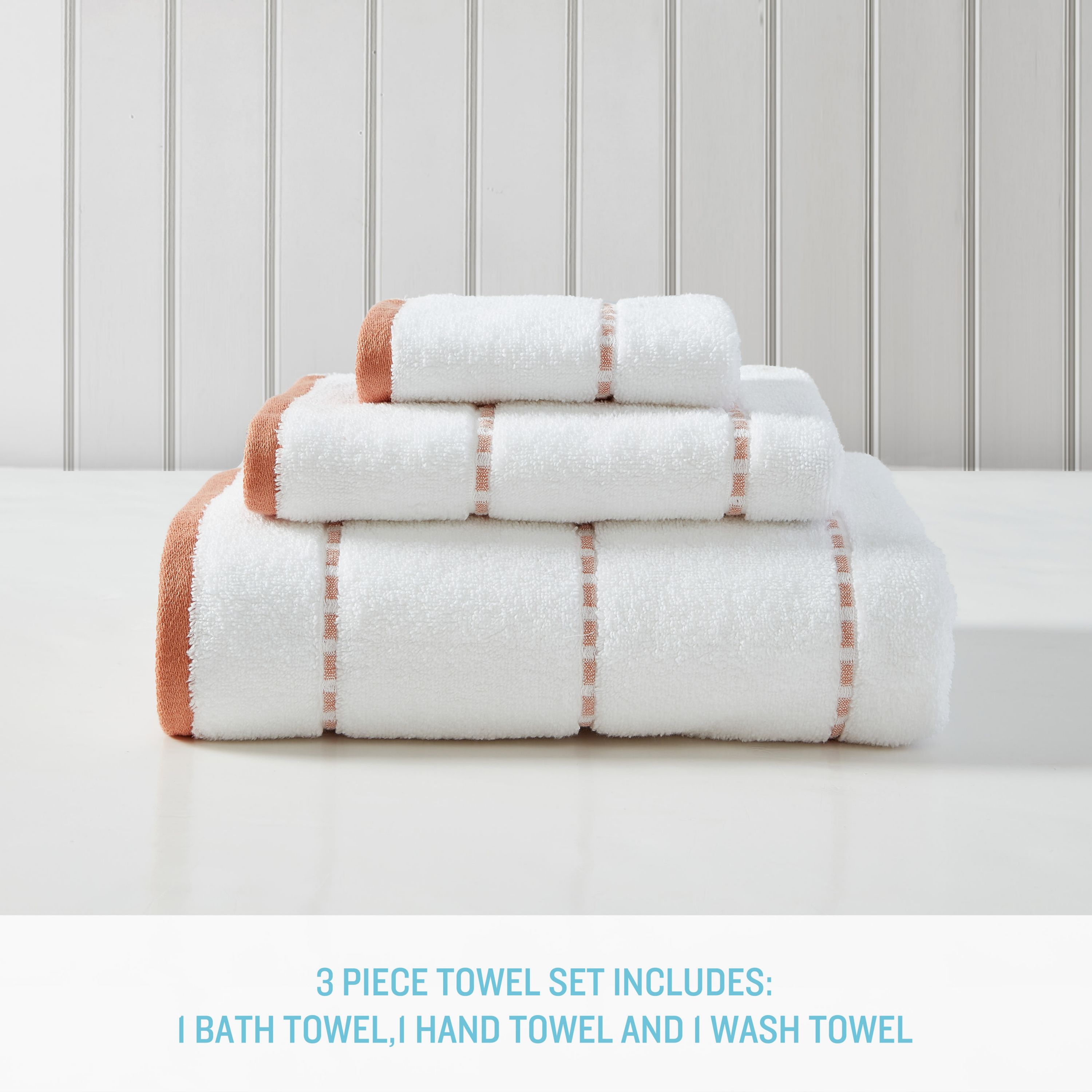 Ridley Solid 100% Cotton Towel Set