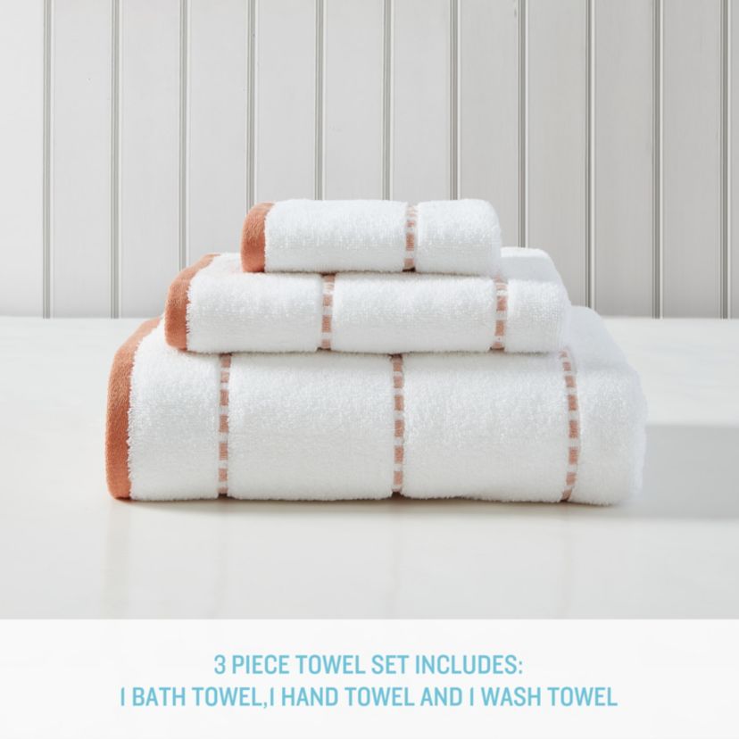 Ridley Solid 100% Cotton Towel Set