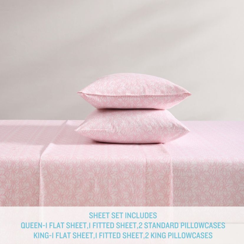 Lovely Palms 100% Cotton Sheet Set