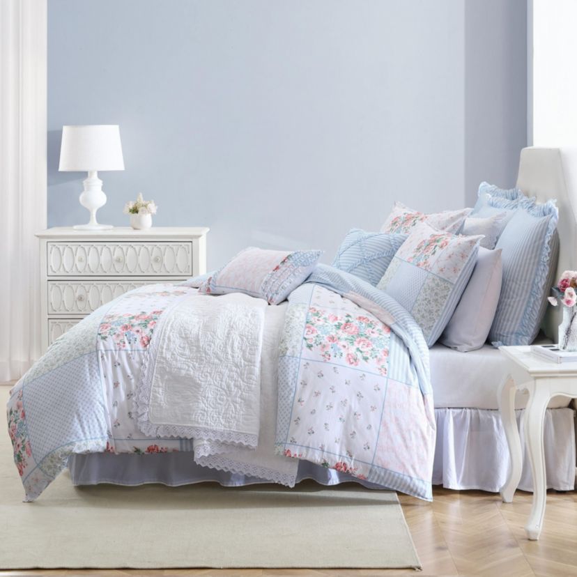 Hope Patchwork 100% Cotton Comforter Sham Bonus Set