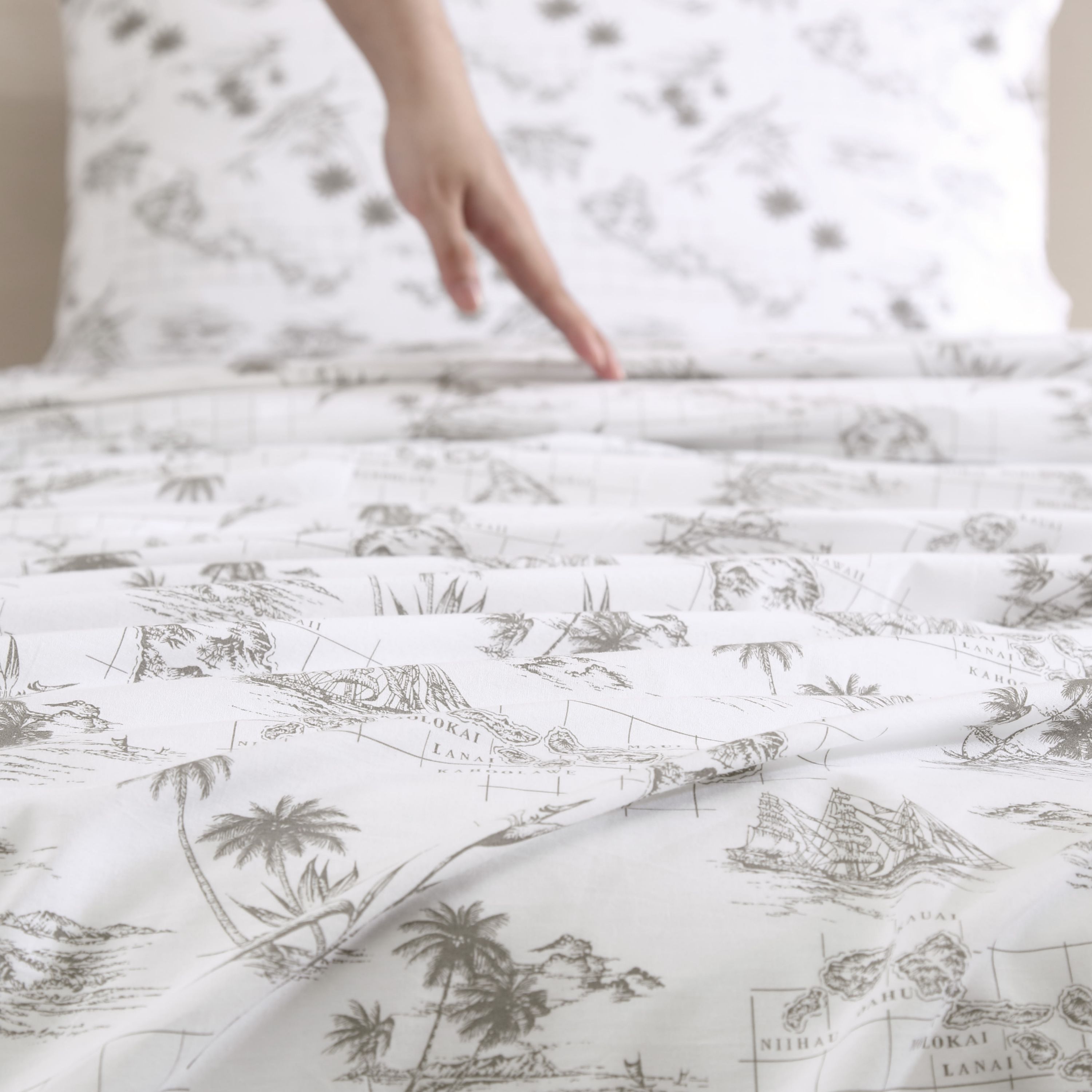 Vintage Map 100% Cotton Sheet Set