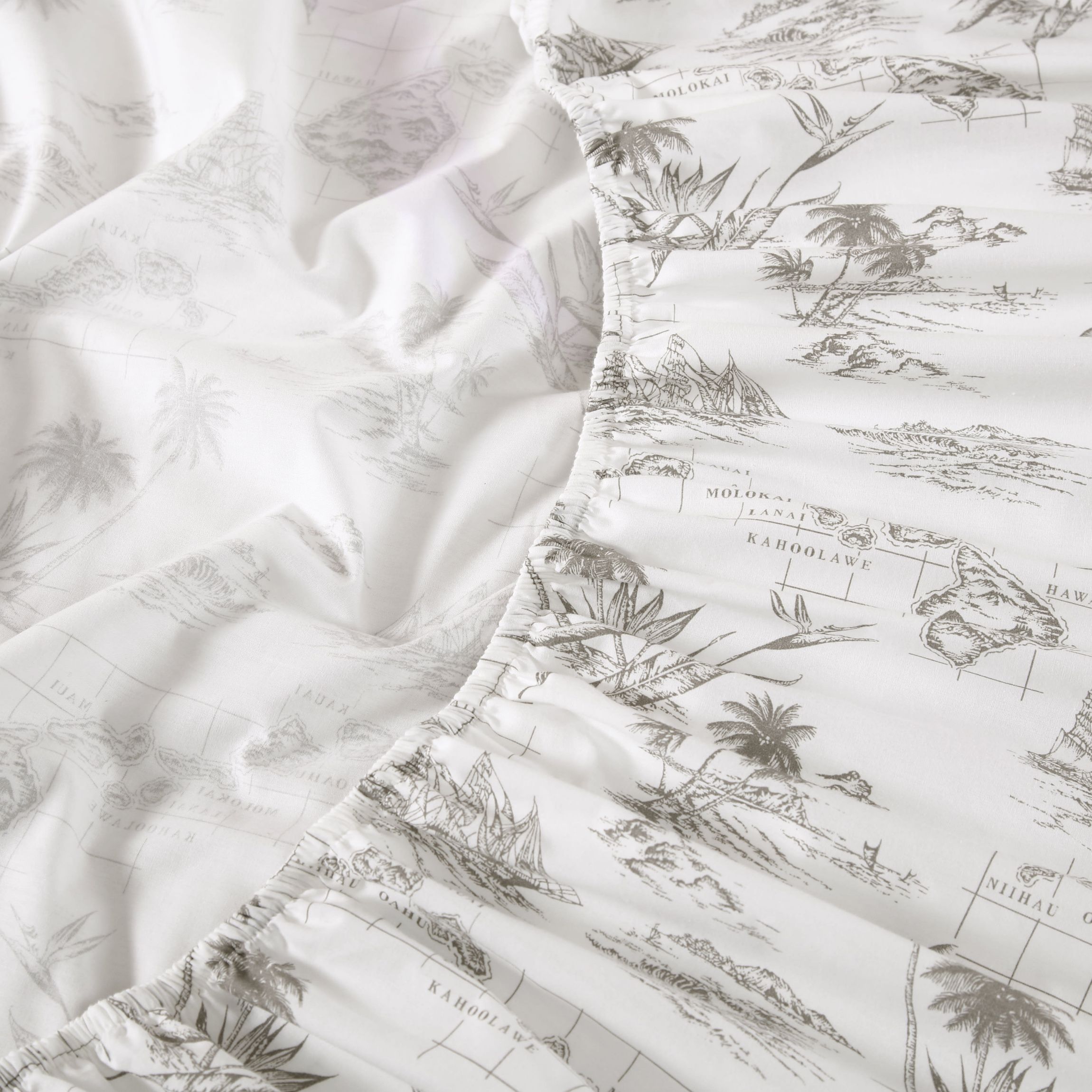 Vintage Map 100% Cotton Sheet Set