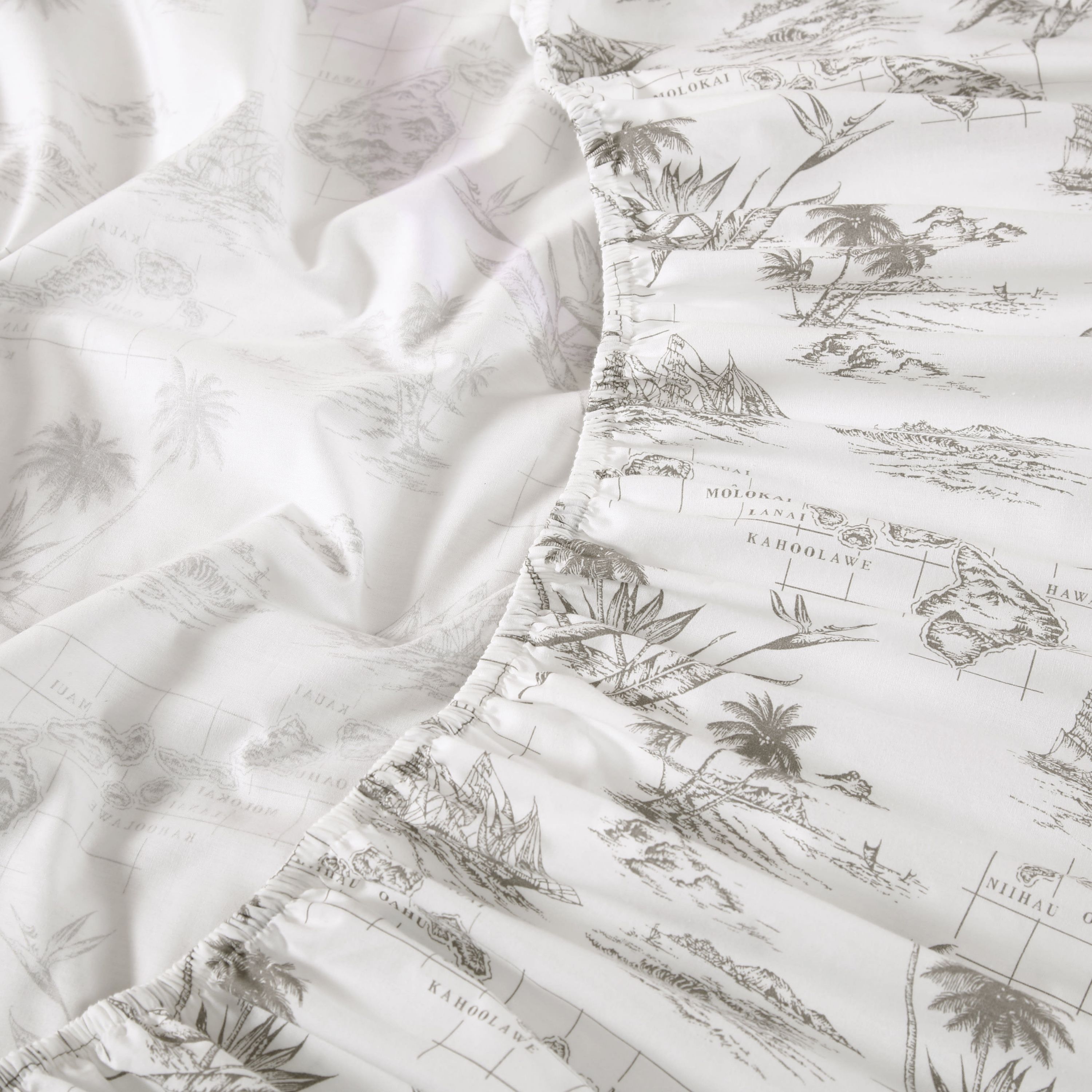 Vintage Map 100% Cotton Sheet Set