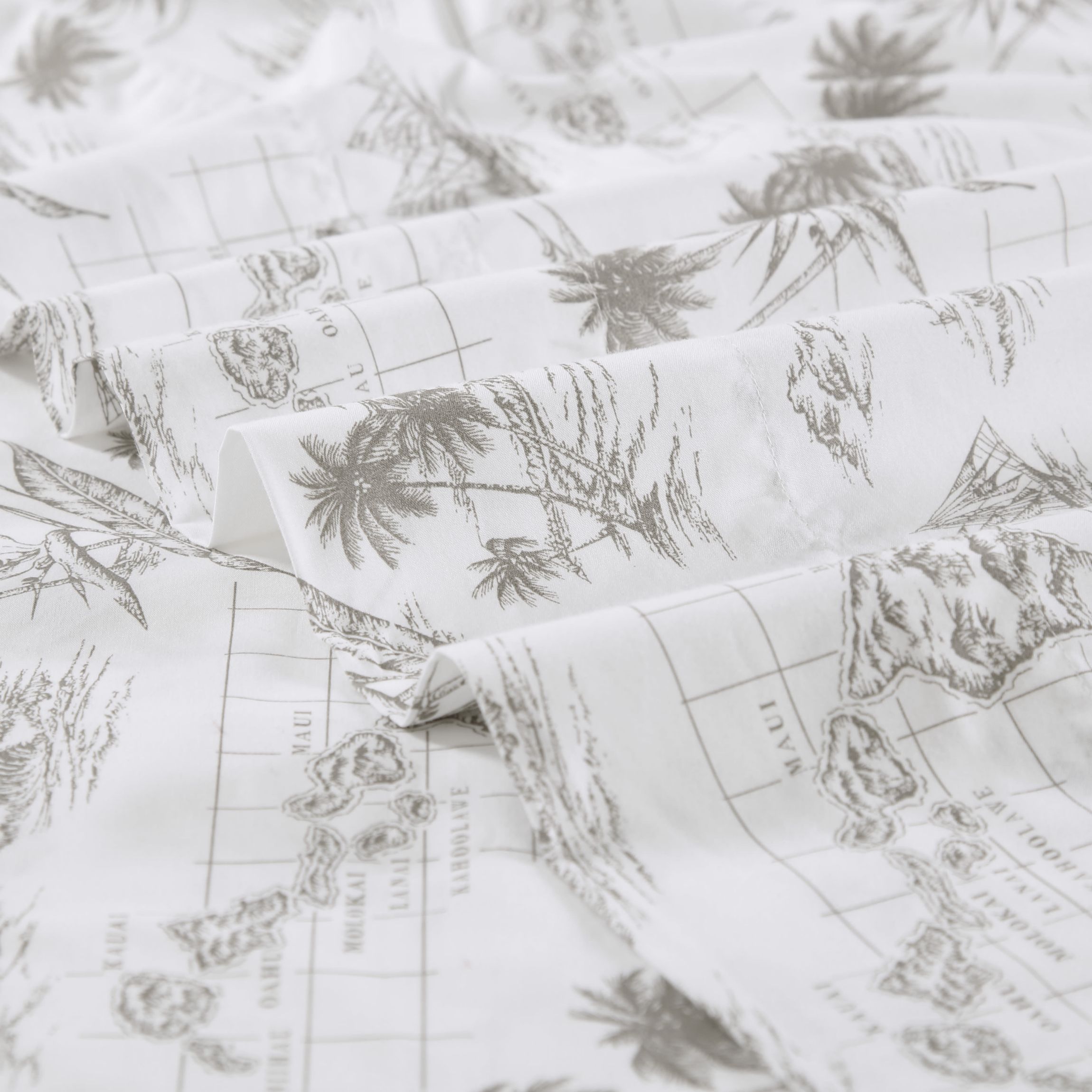 Vintage Map 100% Cotton Sheet Set