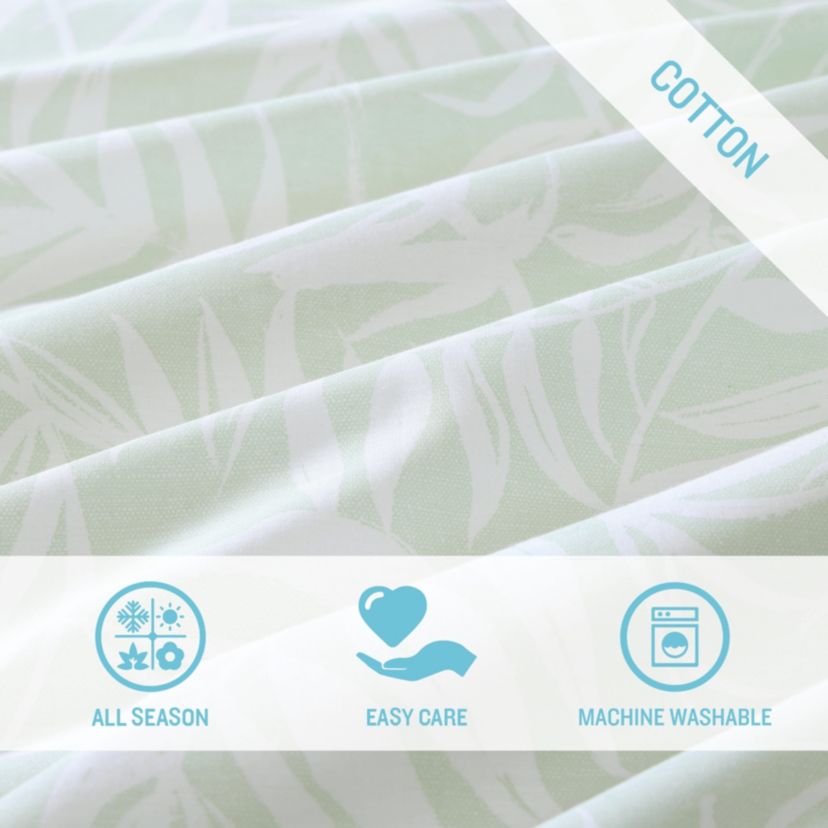 Art Of Palms 100% Cotton Comforter-Sham Set