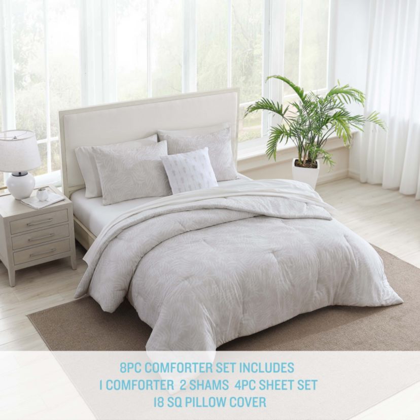 Art Of Palms 100% Cotton Bonus Comforter Set