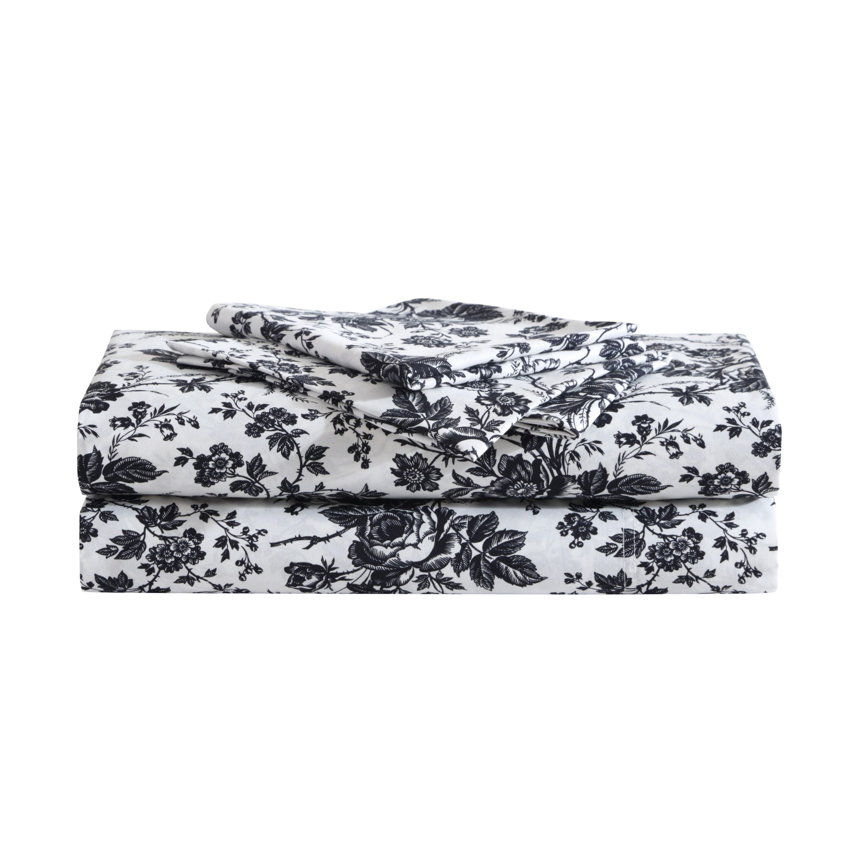 Betseys Toile Microfiber Sheet Set