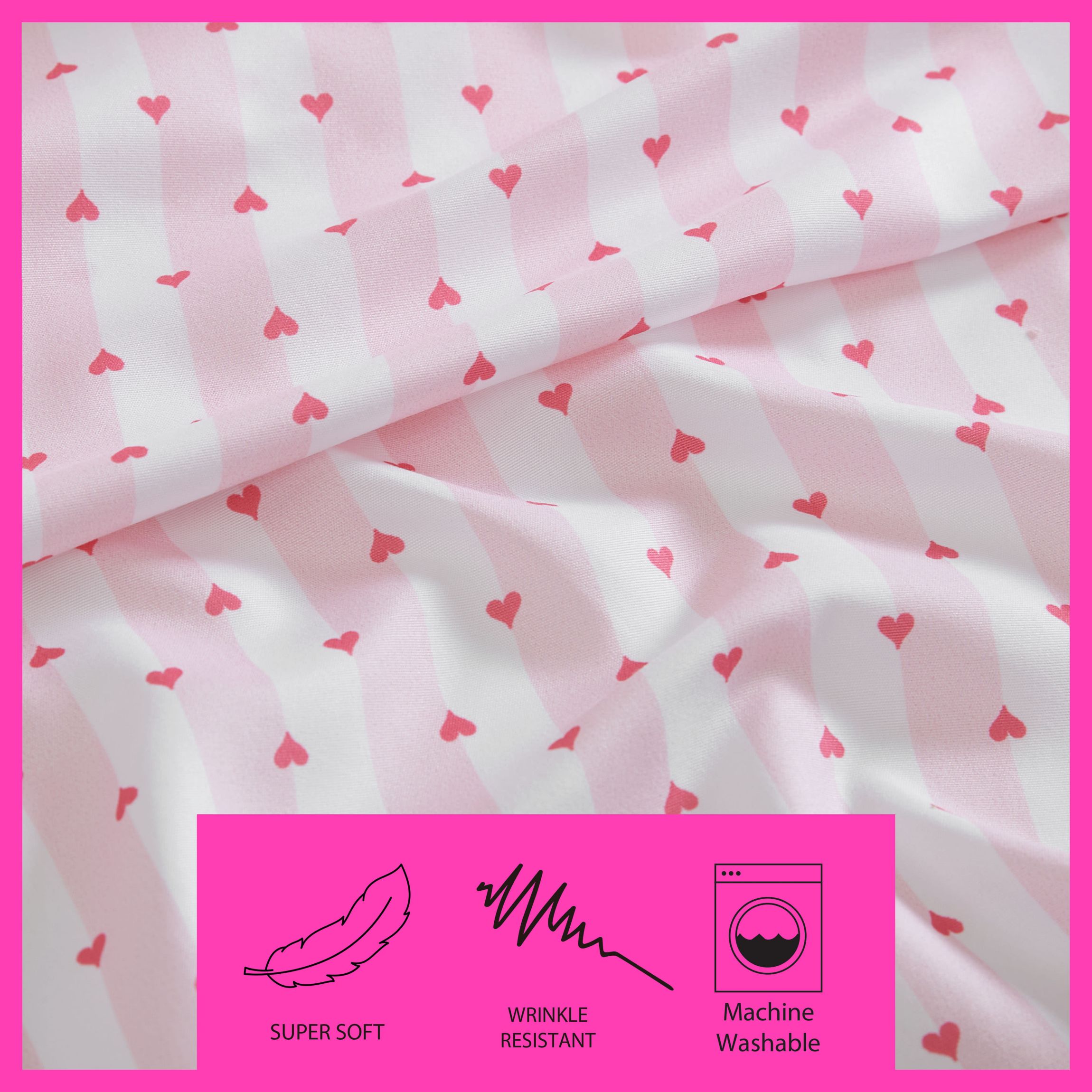 Wonderland Stripe Microfiber Sheet Set