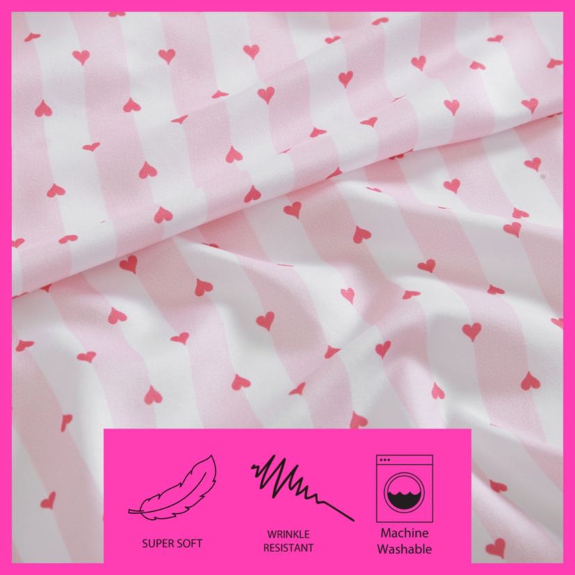Wonderland Stripe Microfiber Sheet Set