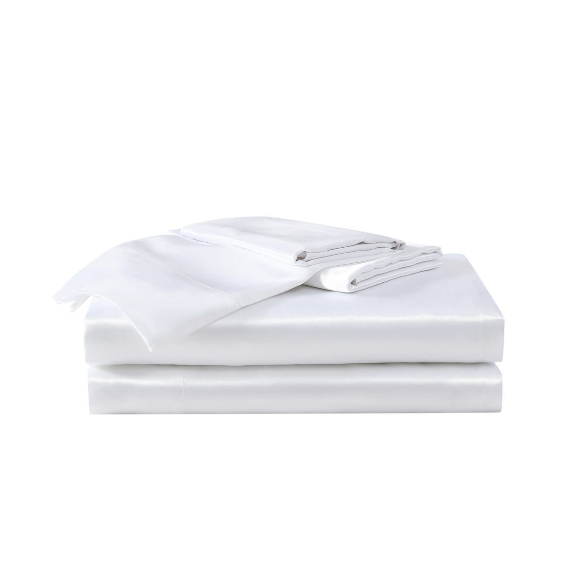 Solid Satin Microfiber Sheet Set
