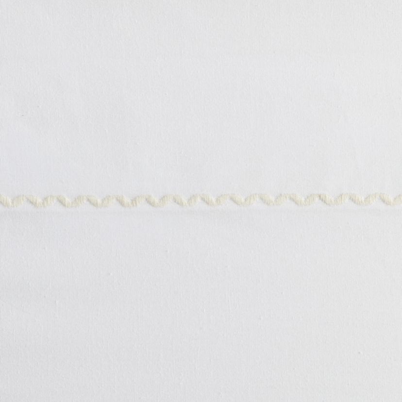 Scallop Embroidered 100% Cotton Sheet Set