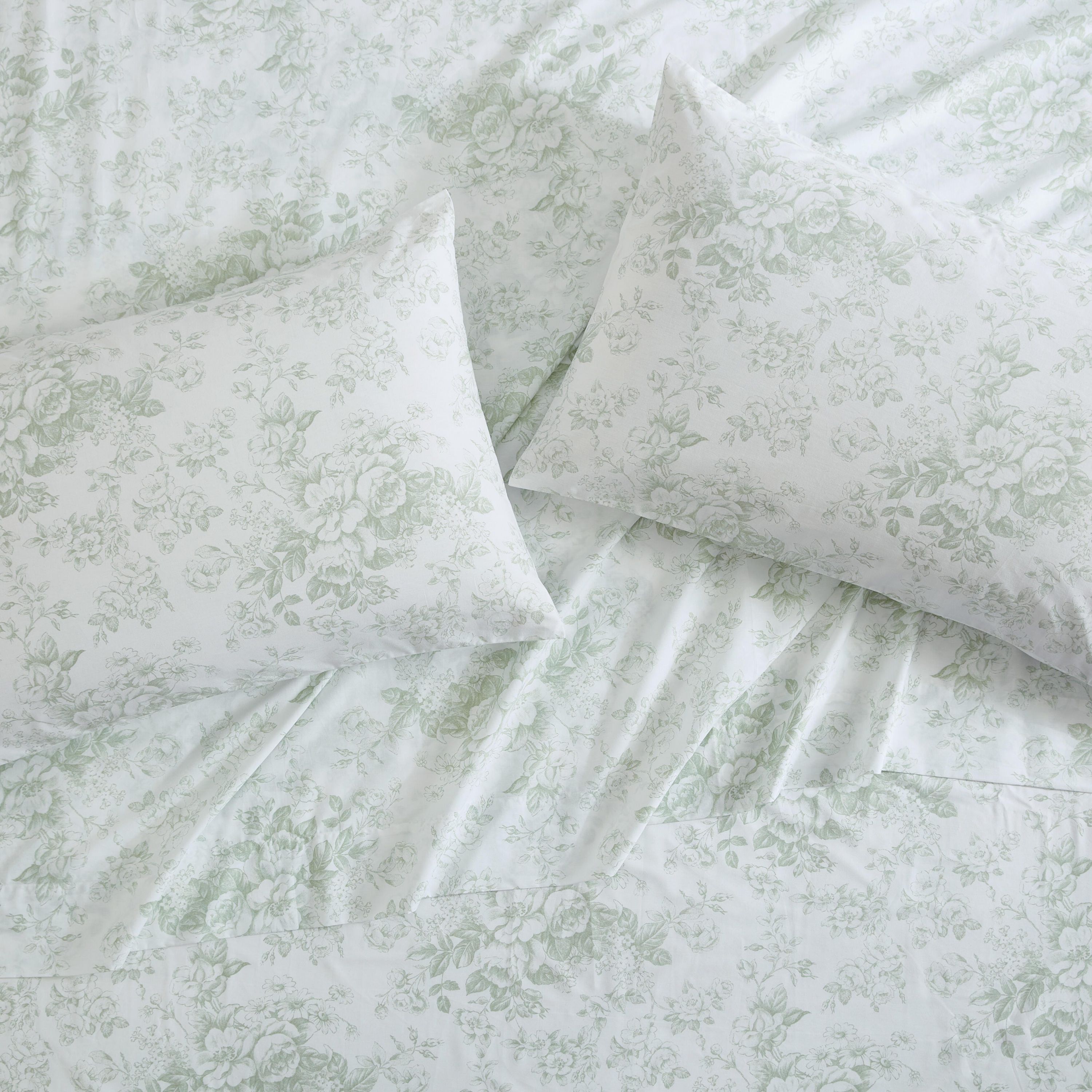 Toile Delight 100% Cotton Sheet Set