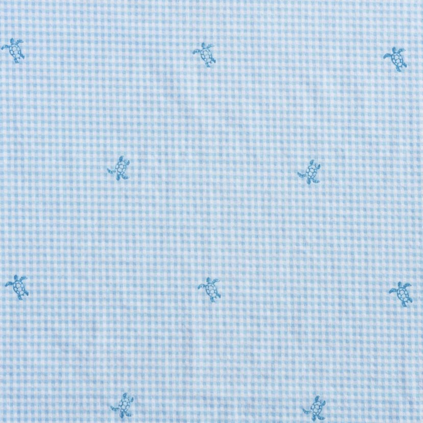 Turtle Gingham 100% Cotton Sheet Set