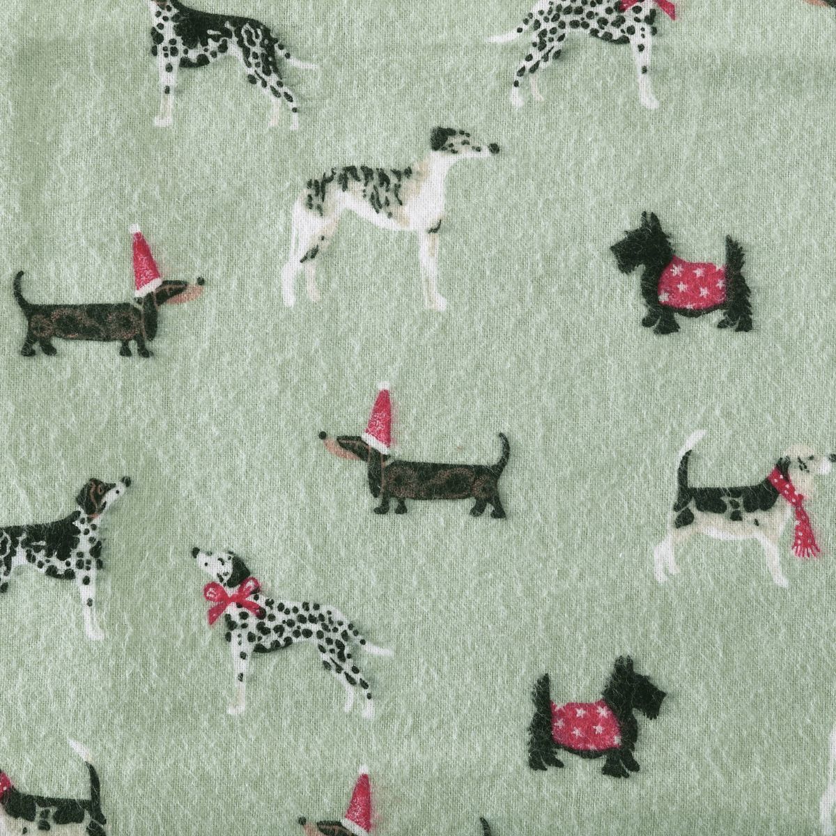 Holiday Pups 100% Cotton Sheet Set