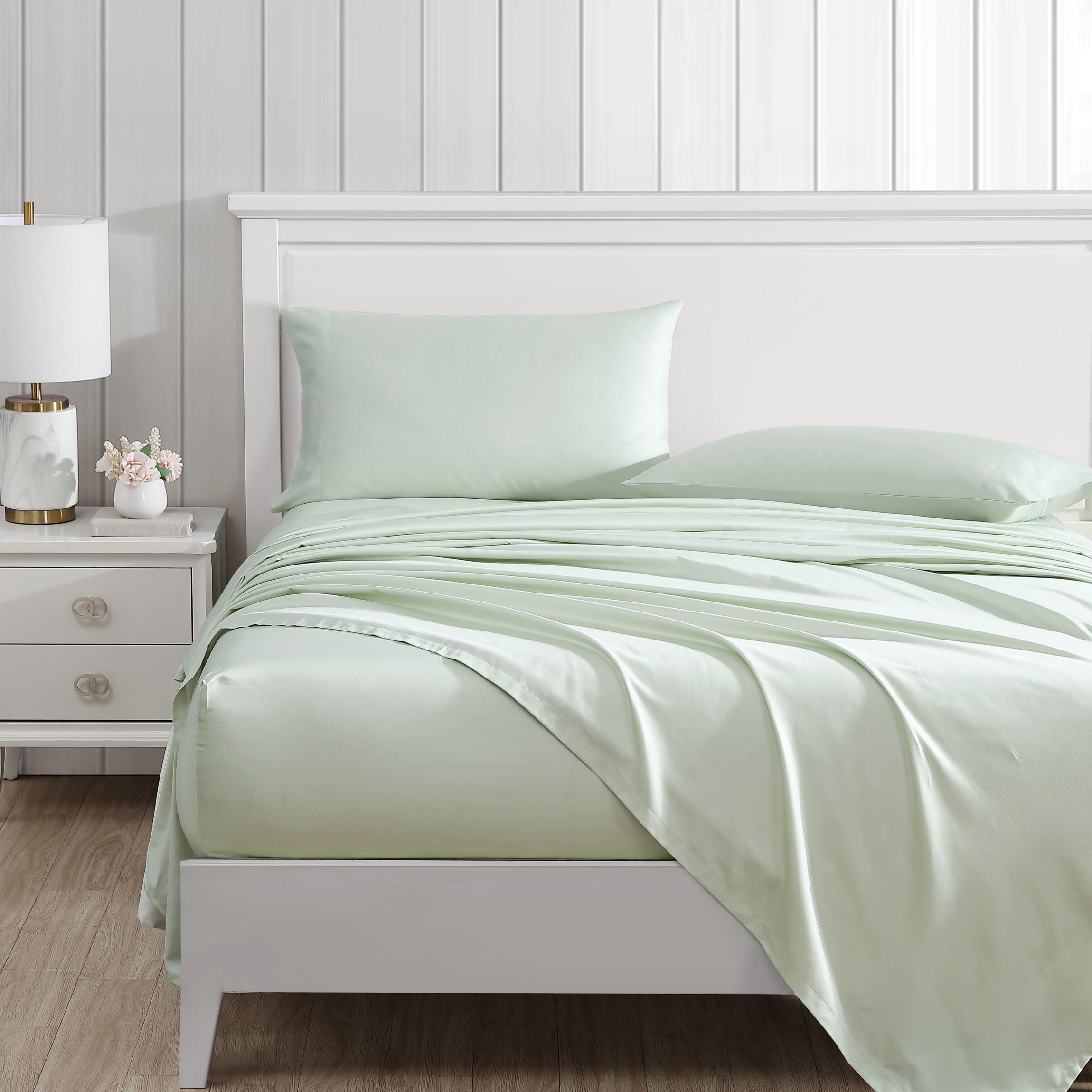 Solid T800 Cotton Blend Sheet Set