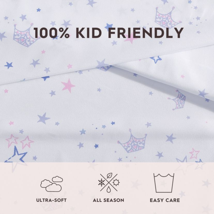 Dancing Stars Microfiber Sheet Set