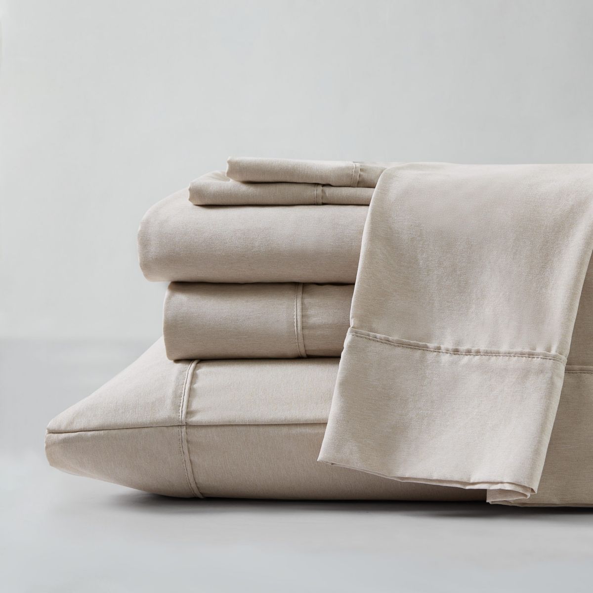 Solid Cationic Brushed Microfiber Sheet Set