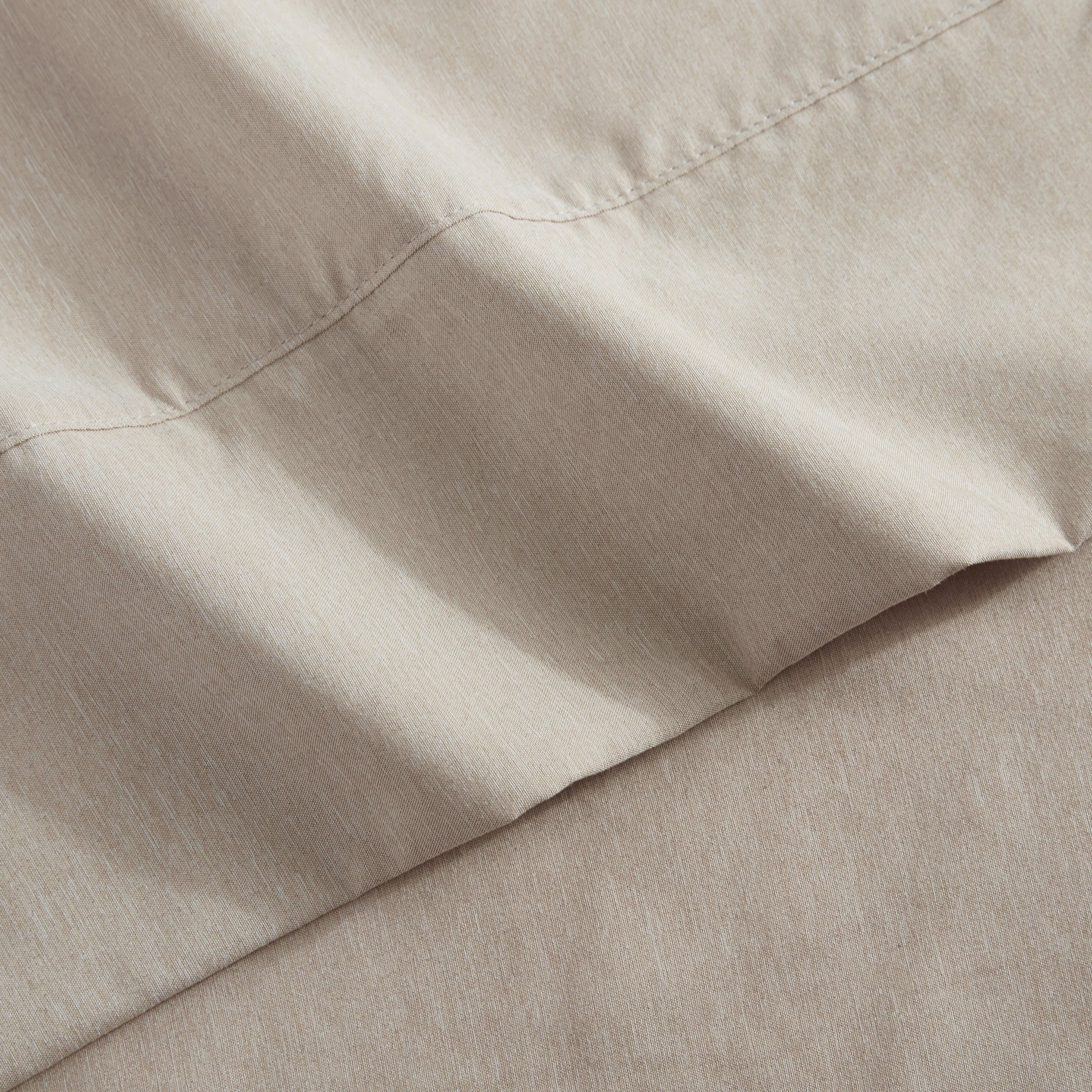 Solid Cationic Brushed Microfiber Sheet Set