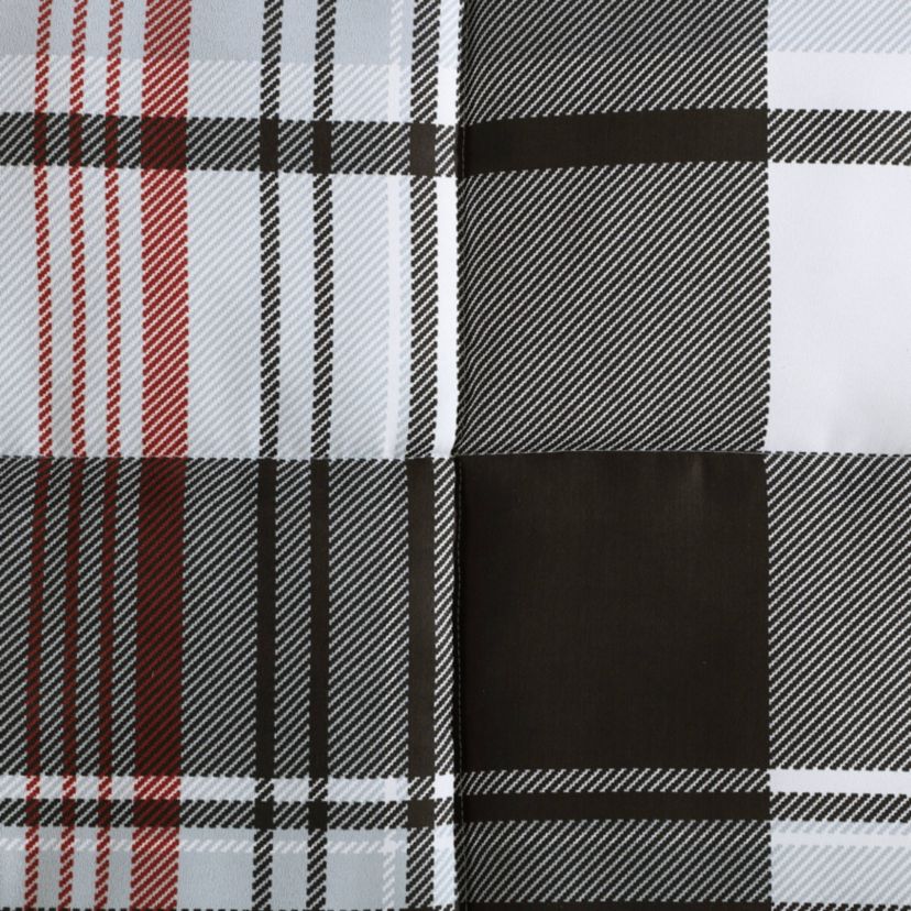 Normandy Plaid Microfiber Comforter-Sham Set