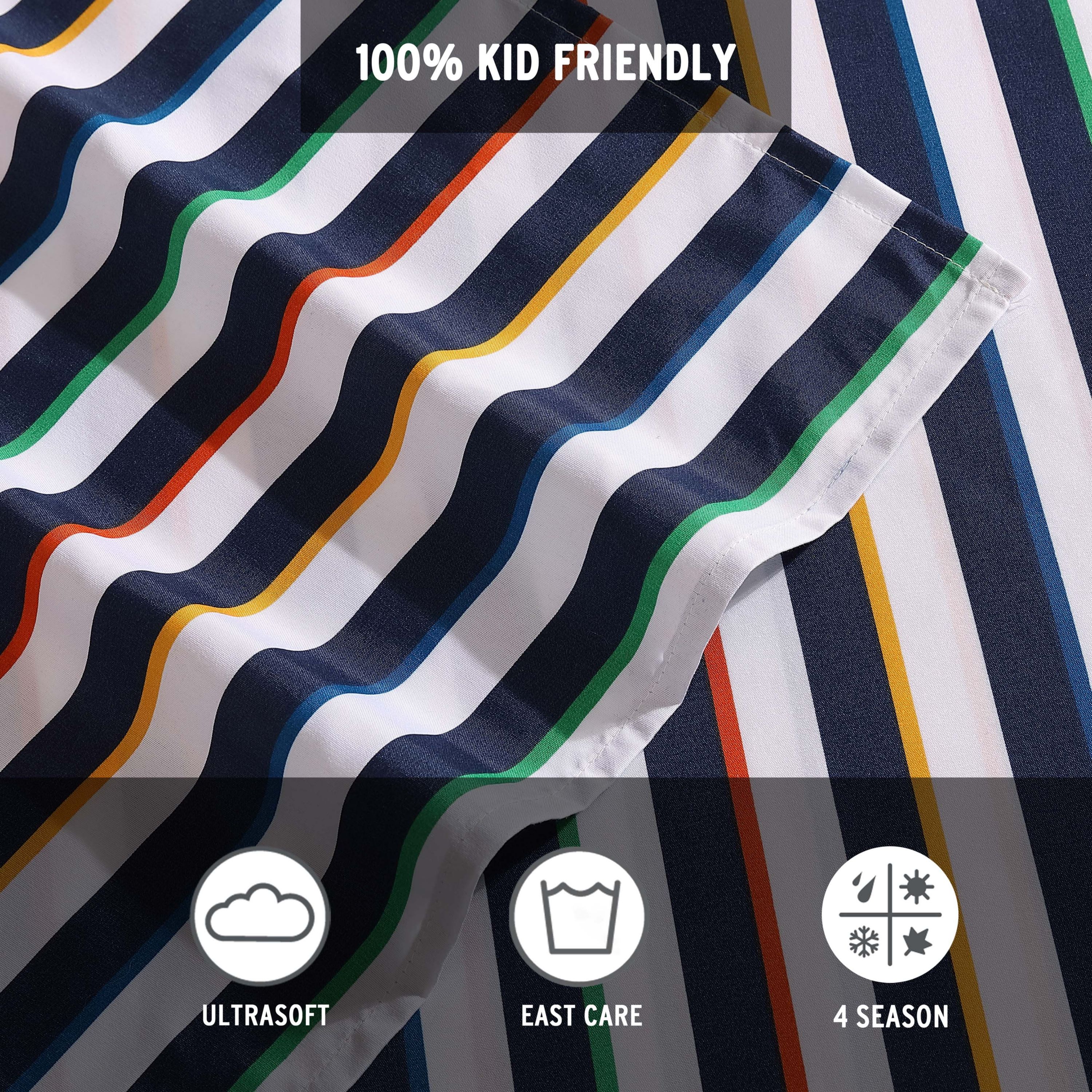 Stripes Game Microfiber Sheet Set