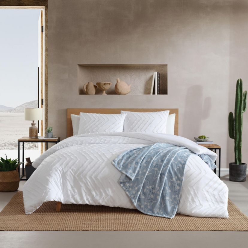 Prarie Zig Zag Microfiber Comforter Sham Bonus Set