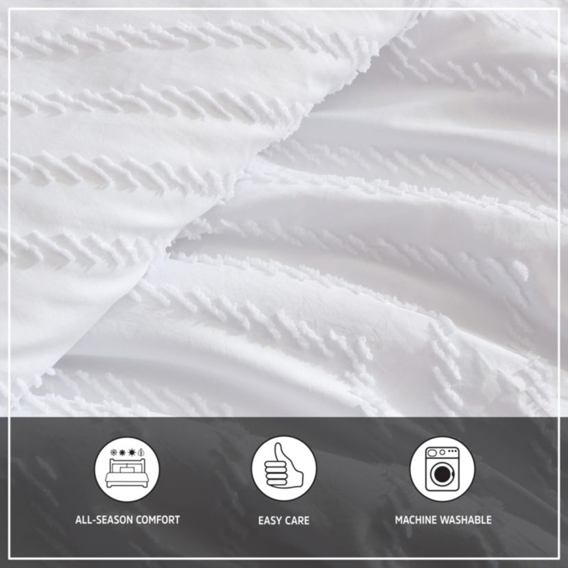 Prarie Zig Zag Microfiber Comforter Sham Bonus Set