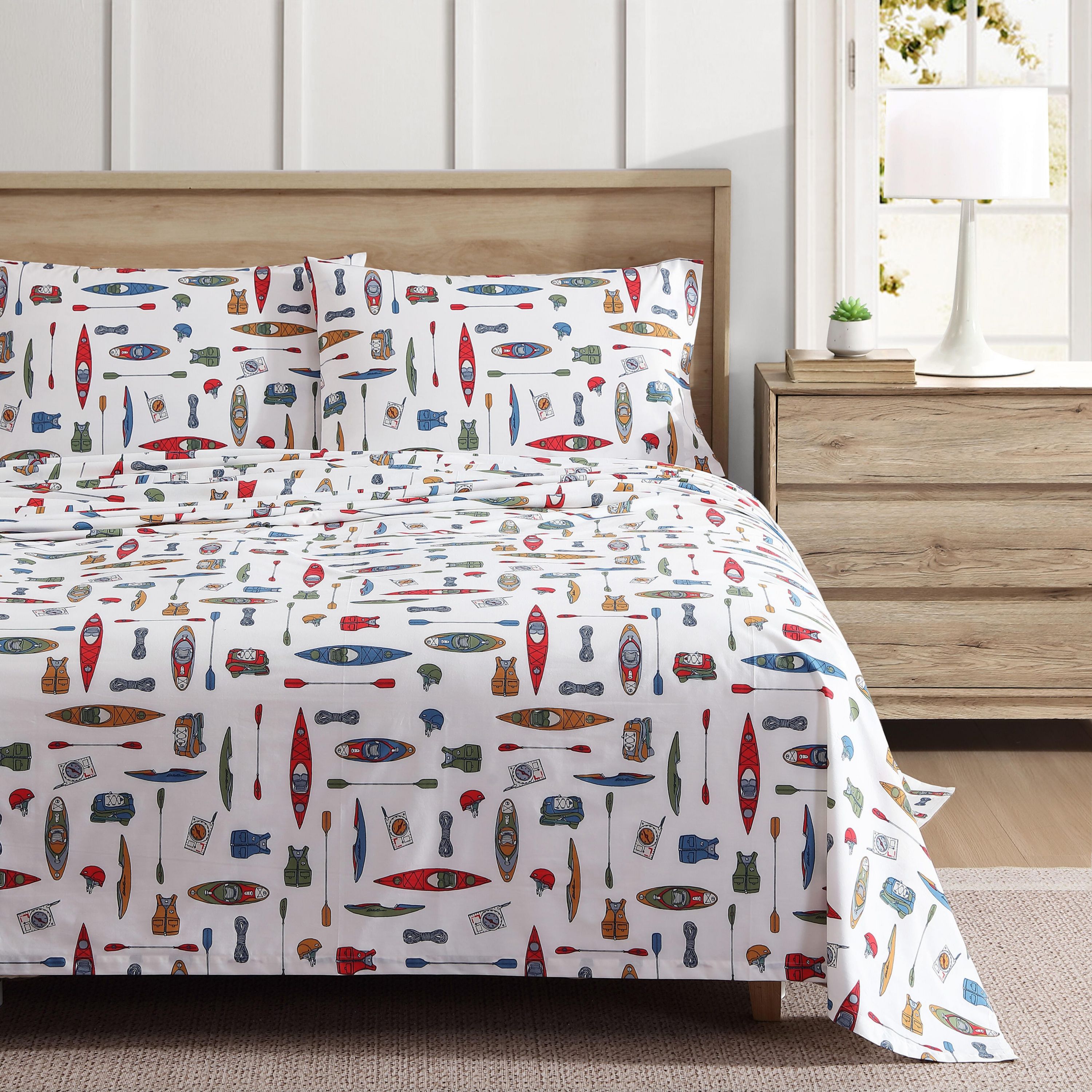 Kayak Adventure 100% Cotton Sheet Set