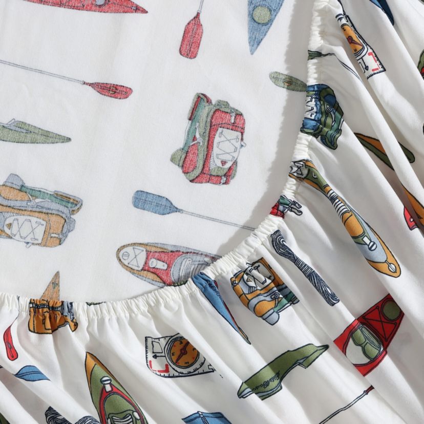 Kayak Adventure 100% Cotton Sheet Set