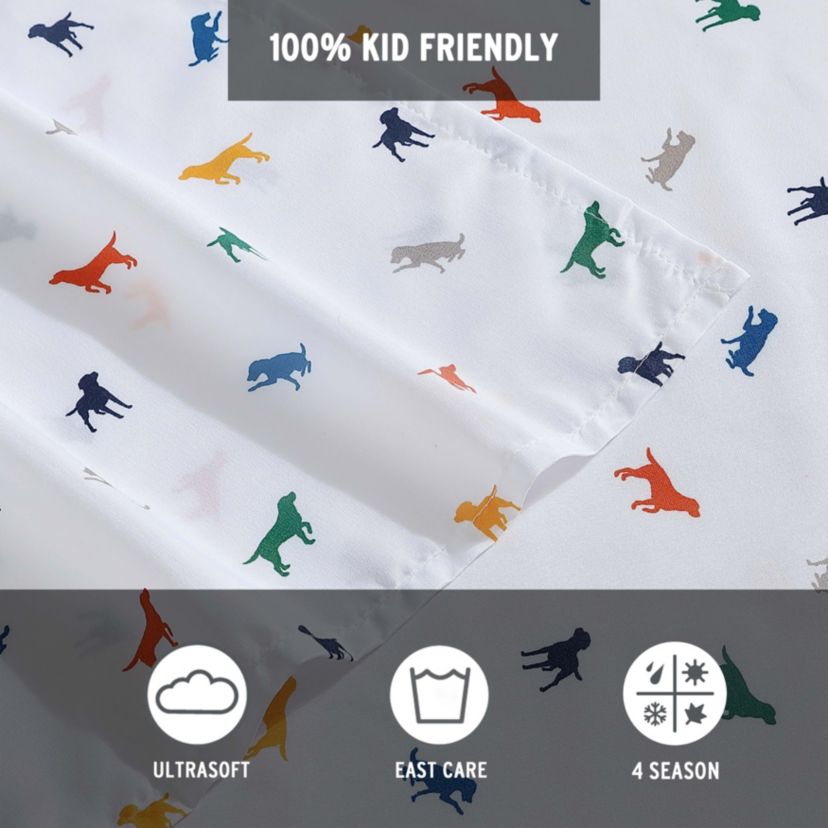 Buddy The Dog Microfiber Sheet Set